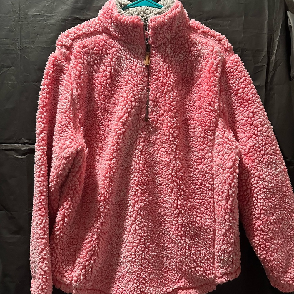 Simply Southern Pink Cowl Neck Sweater